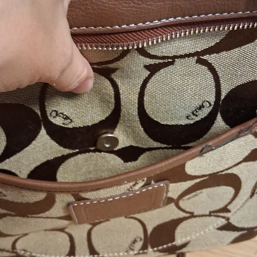 Fashion Monogram Handbag Two Strap Purse With Matching Rfid - Picture 12 of 16